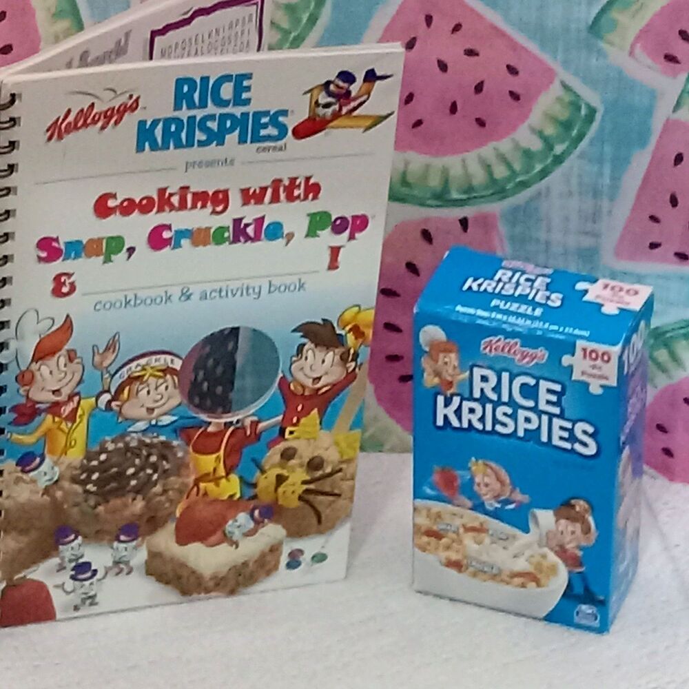Kellogg's Rice Krispies Kids Recipe Activity Book & Complete Mini Puzzle 100 pc
